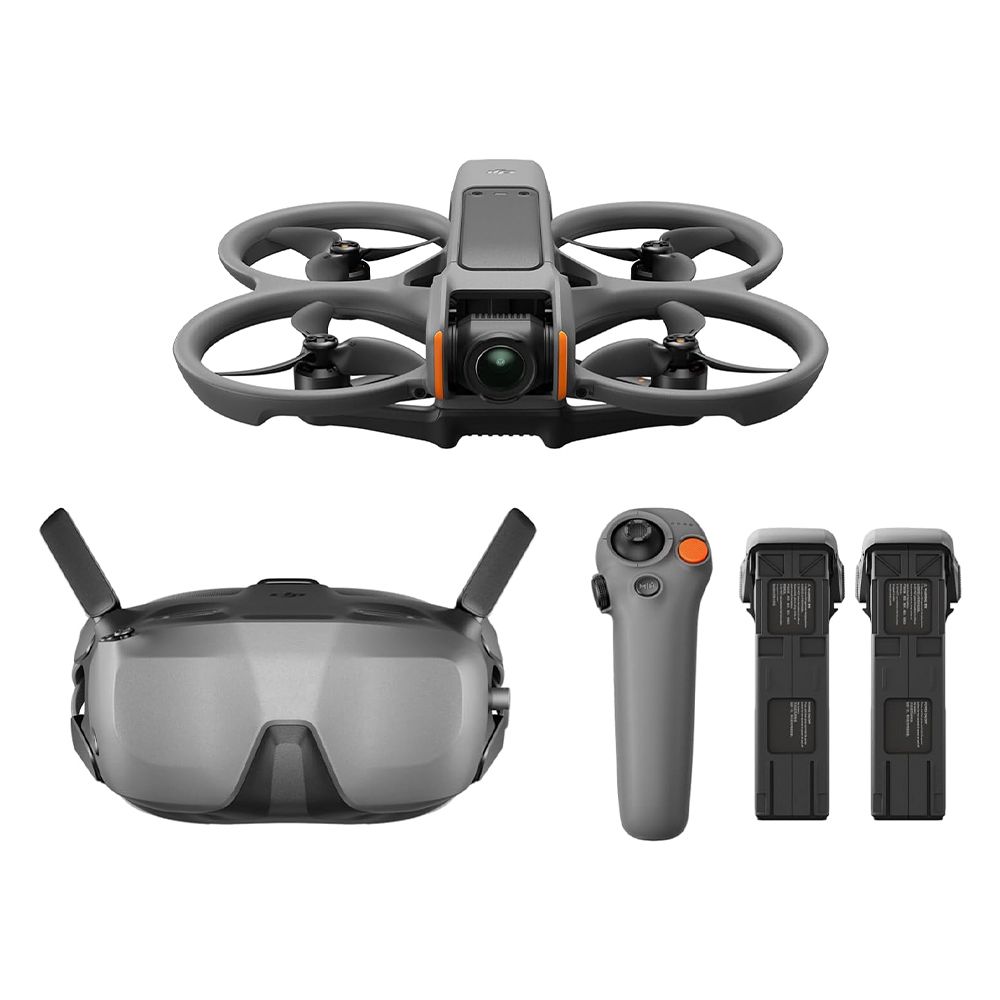 DJI Avata 2 Fly Smart Combo (Tres Baterías), Dron FPV Con Cámara 4K, Experiencia Inmersiva