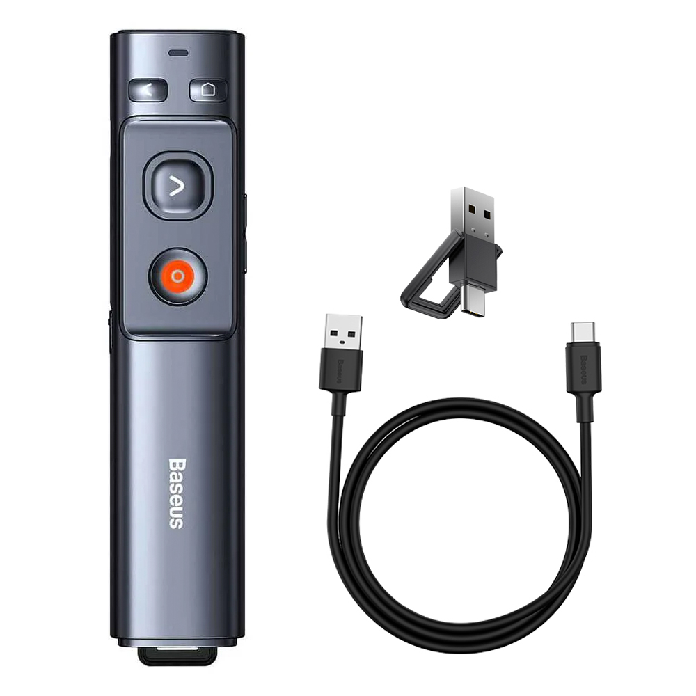  Presentador Inalambrico Baseus Con Puntero Laser Rojo
