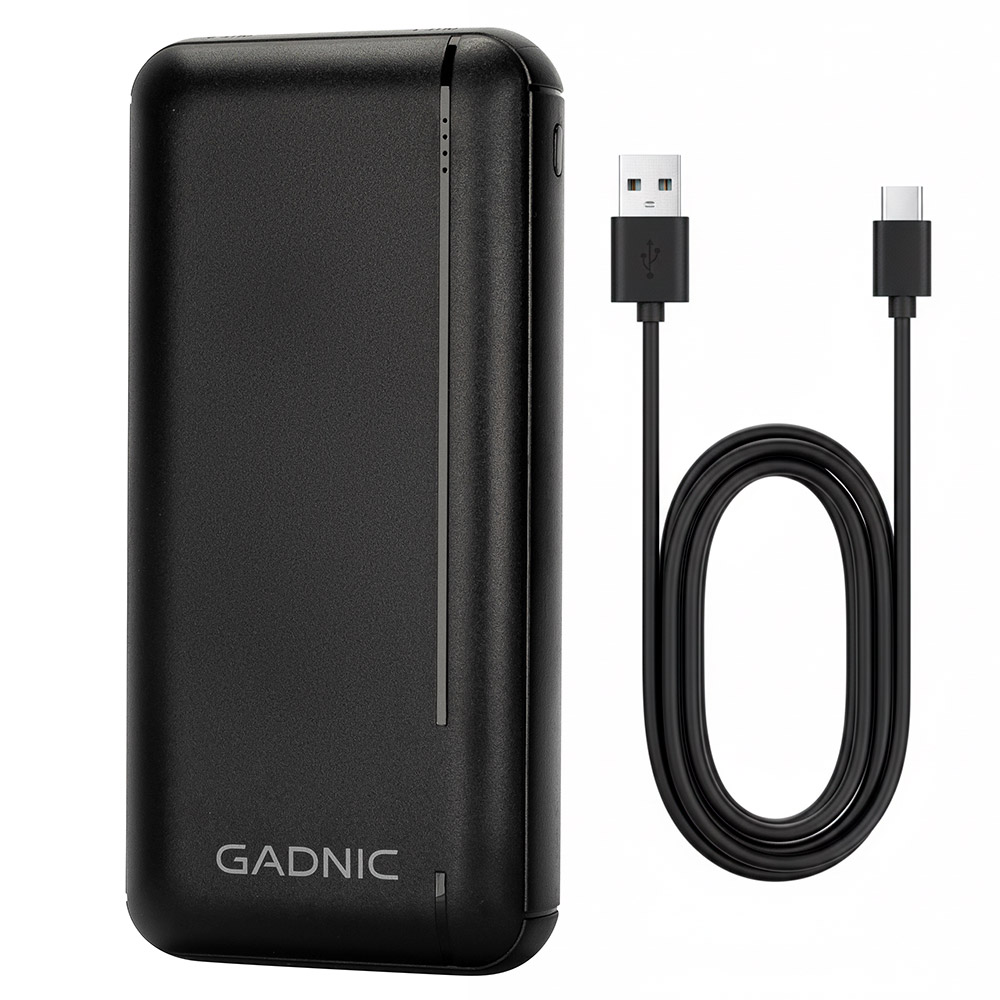 Cargador Portátil Gadnic 25000 mAh Carga Rápida 2 USB Usado