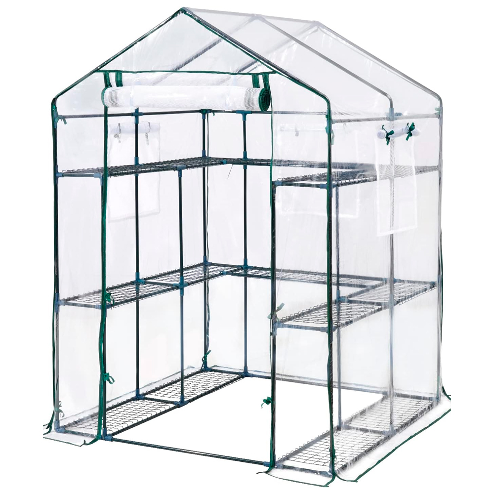 Invernadero South Port By Gadnic Estructura Acero Indoor Outdoor Cultivo Uv Con Estantes Outlet