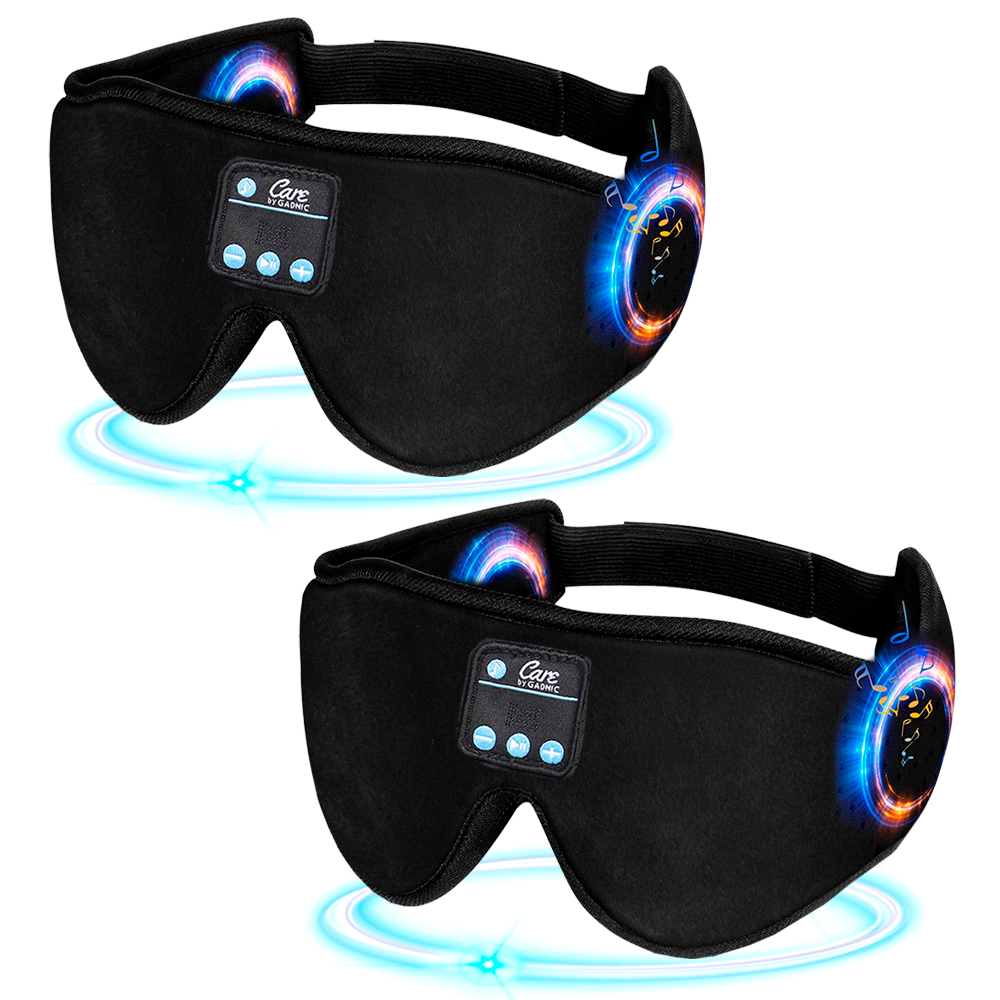 Kit x 2 antifaces Gadnic para dormir con bluetooth