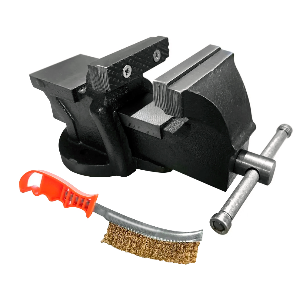Morsa De Banco Gadnic Forz Fija + Cepillo Curvo Outlet