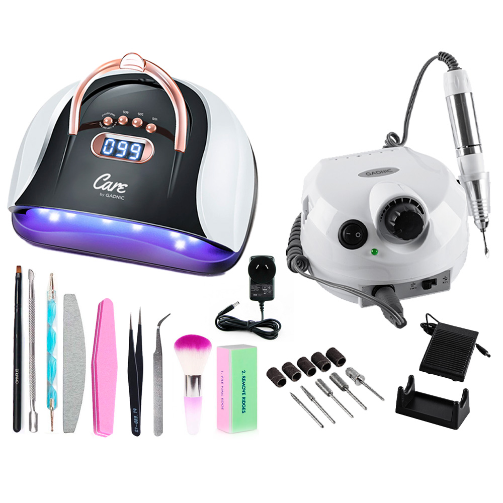 Kit manicura Cabina Uñas C4 Plus 256W  Torno T202 