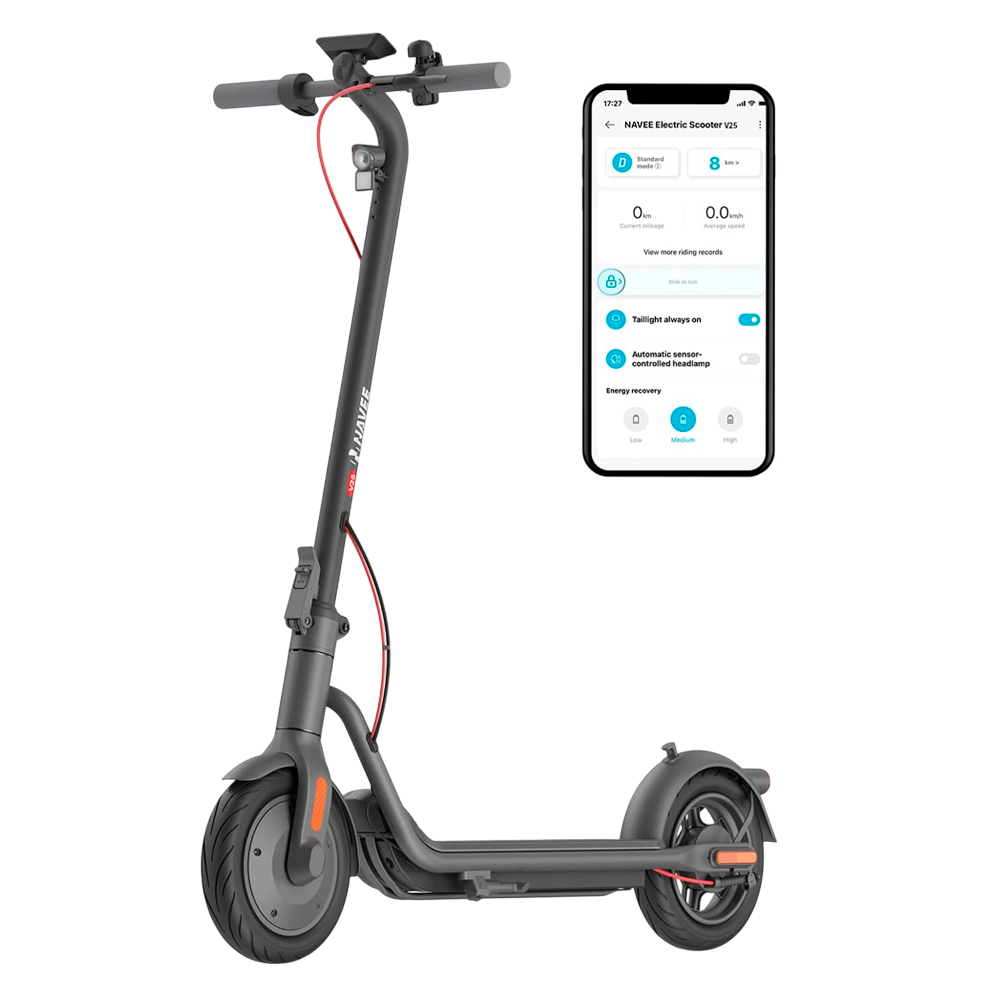 Monopatín Eléctrico Navee V25 Urbano 600W Autonomía Hasta 25 Km