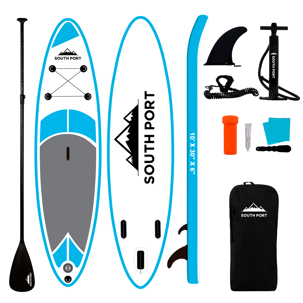 Tabla Paddle Surf South Port By Gadnic Inflable Base Antideslizante Stand Up Board 305 cm Con Remo