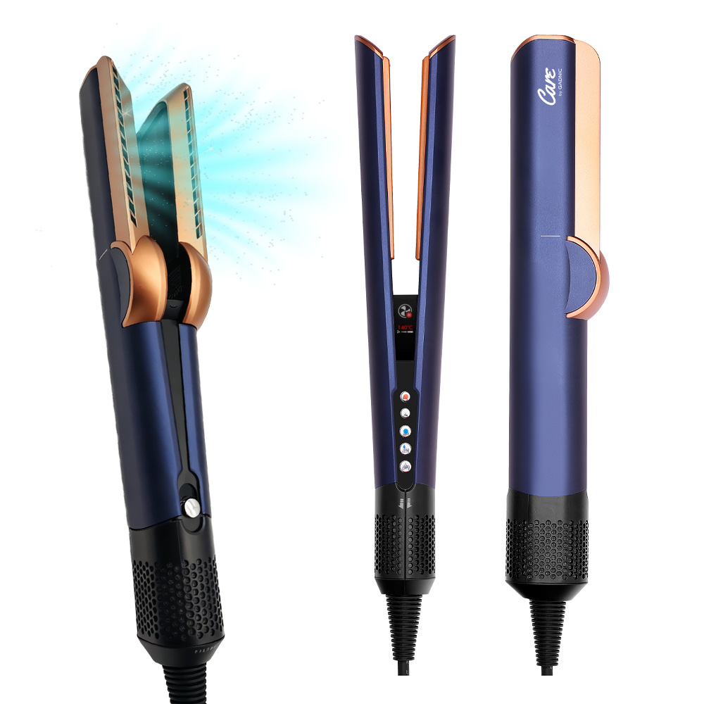 Planchita De Pelo Care By Gadnic Seco Húmedo 1600W  Con Aire Frío Antifrizz  Display LCD
