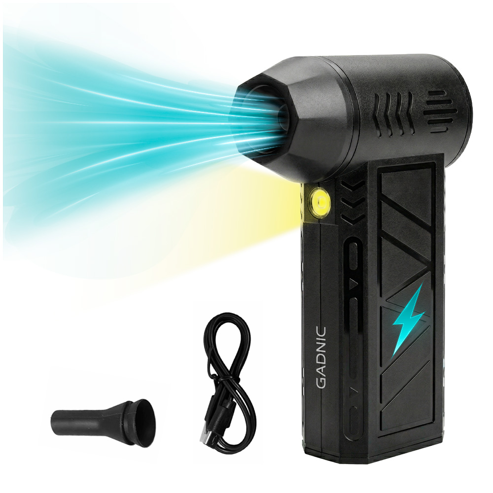 Soplador de Aire Comprimido Gadnic 900.000 RPM 65W Inalámbrico Batería Recargable 5000 mAh 