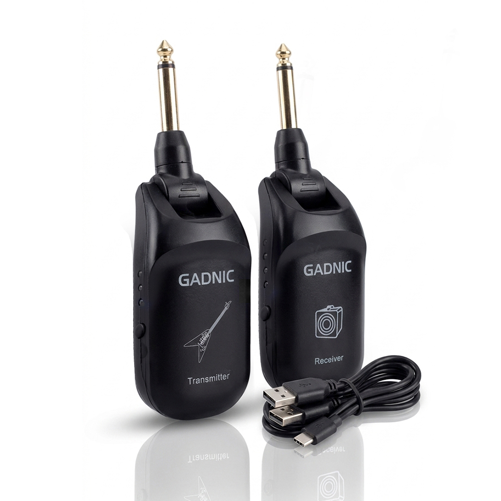 Receptor y Transmisor Gadnic Para Guitarra y Bajo Inalámbrico 