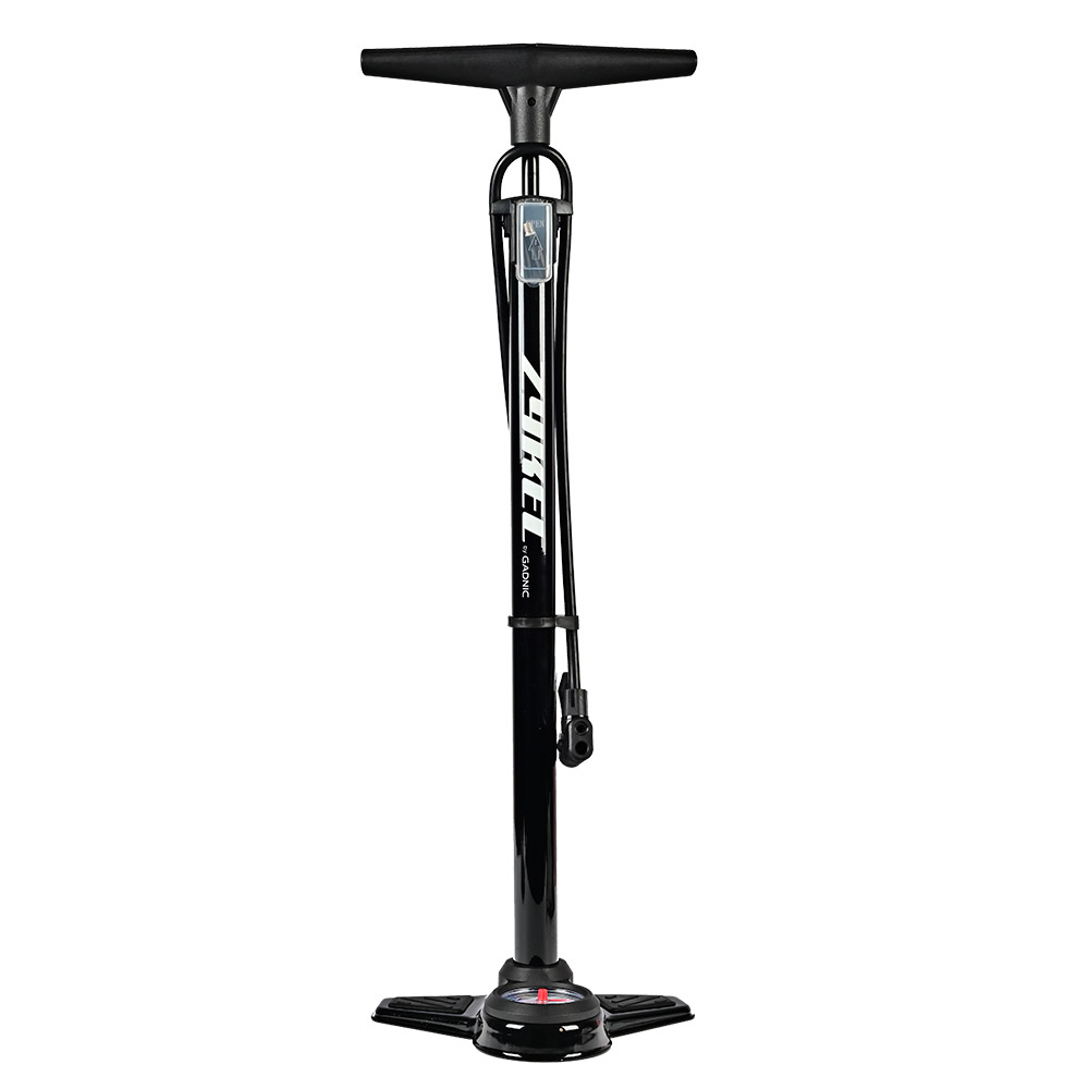 Inflador De Pie Gadnic IF5 Para Bicicletas 160PSI Barómetro